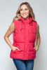 Snobbish Snap and Zip Closure Hooded Vest - LACEDUPED