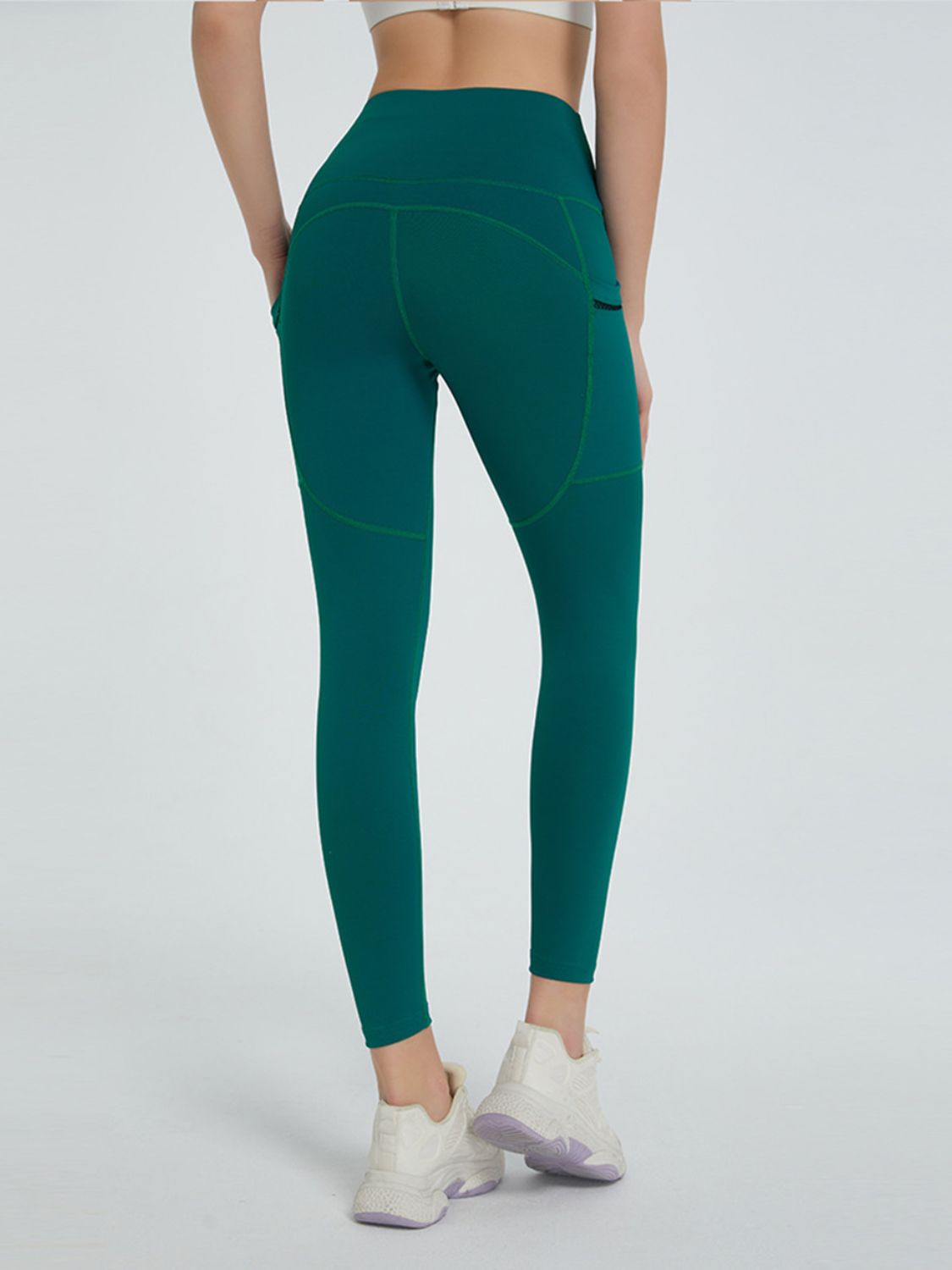 High Waist Active Leggings - LACEDUPED