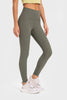 Highly Stretchy Wide Waistband Yoga Leggings - LACEDUPED