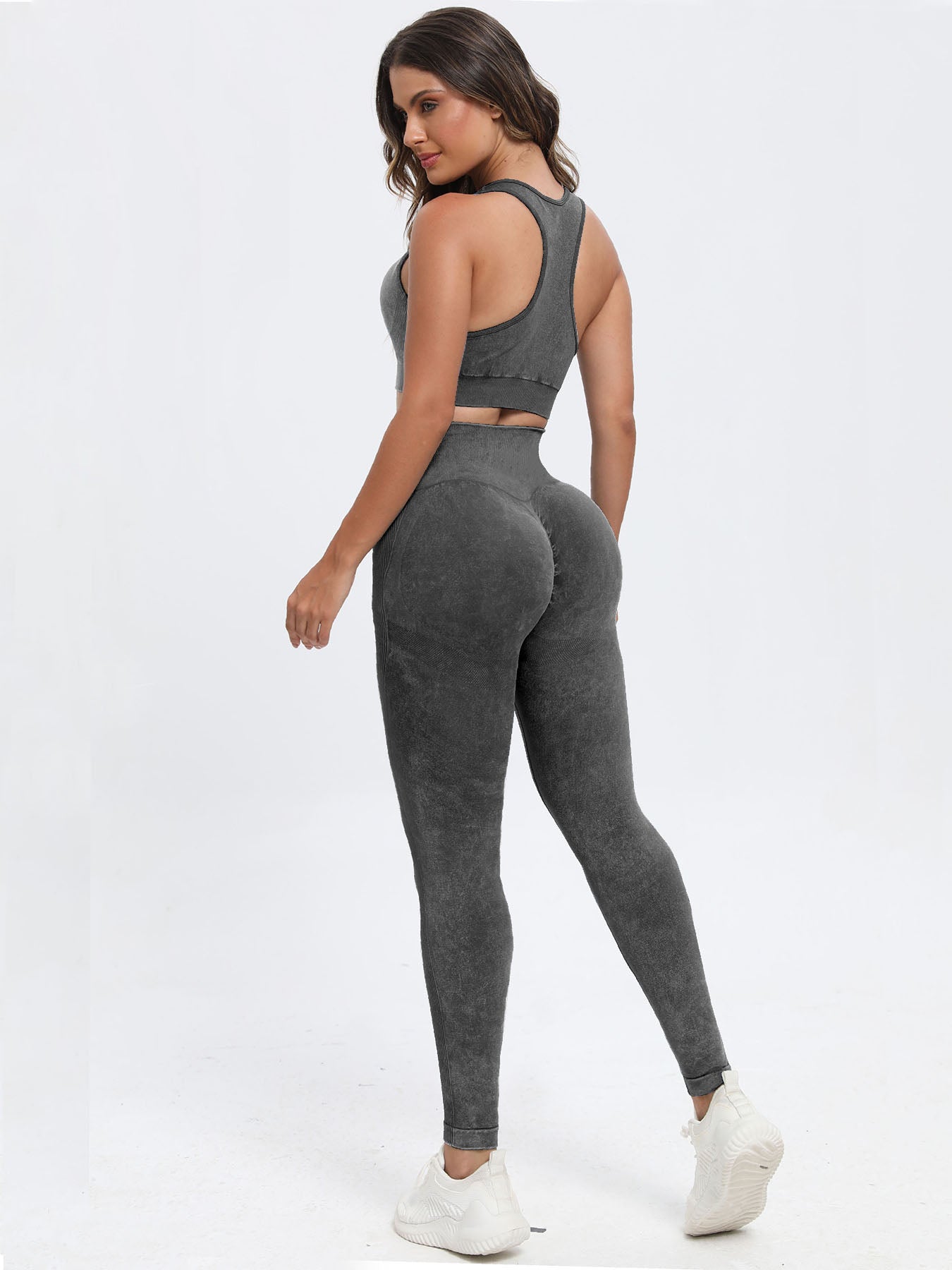 Scoop Neck Wide Strap Top and Pants Active Set - LACEDUPED