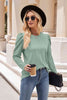 Round Neck Puff Sleeve Blouse - Premium   - Just $33.95! Shop now at LACEDUPED