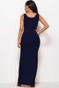 Scoop Neck Wide Strap Maxi Dress - Premium   - Just $29.95! Shop now at LACEDUPED