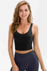 Cropped Scoop Neck Active Tank Top - Premium   - Just $36.95! Shop now at LACEDUPED