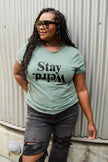 Simply Love Full Size STAY WEIRD Short Sleeve T-Shirt - Premium   - Just $33.95! Shop now at LACEDUPED