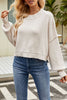 Round Neck Dropped Shoulder Sweater - Premium   - Just $68.95! Shop now at LACEDUPED