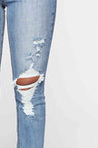 Distressed Slit Jeans - Premium   - Just $62.95! Shop now at LACEDUPED