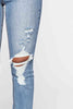 Distressed Slit Jeans - Premium   - Just $62.95! Shop now at LACEDUPED