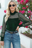 Mesh Long Sleeve Velvet Bodysuit - Premium   - Just $35.95! Shop now at LACEDUPED