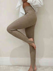 Ribbed Mid Waist Leggings - Premium   - Just $27.95! Shop now at LACEDUPED