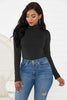 Turtleneck Long Sleeve Bodysuit - Premium   - Just $28.95! Shop now at LACEDUPED