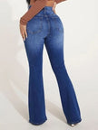 Button Fly Bootcut Jeans with Pockets - Premium   - Just $62.95! Shop now at LACEDUPED