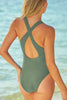 Crisscross Back One-Piece Swimsuit - Premium   - Just $36.95! Shop now at LACEDUPED