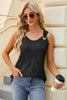 Round Neck Wide Strap Tank - Premium   - Just $29.95! Shop now at LACEDUPED