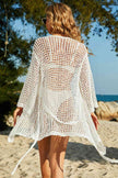 Tie-Waist Openwork Crochet Cover Up - Premium   - Just $44.95! Shop now at LACEDUPED