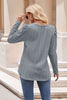 Round Neck Puff Sleeve Blouse - Premium   - Just $33.95! Shop now at LACEDUPED