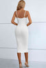 Cutout Spaghetti Strap Bodycon Dress - Premium   - Just $138.95! Shop now at LACEDUPED