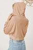 Waffle-Knit Drawstring Zip Up Hoodie - Premium   - Just $50.95! Shop now at LACEDUPED