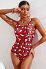 Full Size Tie-Dye Crisscross Back One-Piece Swimsuit - Premium   - Just $42.95! Shop now at LACEDUPED