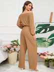 Off-Shoulder Straight Leg Jumpsuit - Premium   - Just $66.95! Shop now at LACEDUPED