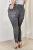 Judy Blue Full Size High Waist Tummy Control Release Hem Skinny Jeans - Premium   - Just $93.95! Shop now at LACEDUPED