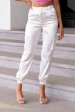 High Waist Pants with Pockets - Premium   - Just $55.95! Shop now at LACEDUPED