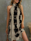 Tie-Dye Grecian Neck Dress - Premium   - Just $39.95! Shop now at LACEDUPED