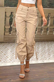 High Waist Cargo Pants - Premium   - Just $54.95! Shop now at LACEDUPED