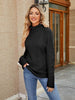 Cable-Knit Mock Neck Sweater - Premium   - Just $55.95! Shop now at LACEDUPED