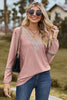 V-Neck Long Sleeve T-Shirt - Premium   - Just $34.95! Shop now at LACEDUPED