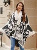 Faux Fur Trim Poncho - Premium   - Just $65.95! Shop now at LACEDUPED