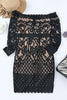 Off-Shoulder Long Sleeve Lace Dress - Premium   - Just $57.95! Shop now at LACEDUPED