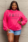 Simply Love Full Size MERRY AND BRIGHT Graphic Sweatshirt - Premium   - Just $48.95! Shop now at LACEDUPED