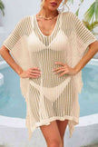 Fringe Trim Openwork Cover Up - Premium   - Just $44.95! Shop now at LACEDUPED