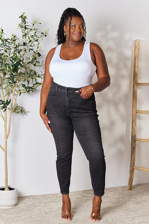 Judy Blue Full Size Tummy Control High Waist Denim Jeans - Premium   - Just $97.95! Shop now at LACEDUPED