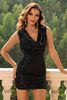 Sequin Cowl Neck Sleeveless Dress - Premium   - Just $58.95! Shop now at LACEDUPED