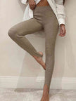 Ribbed Mid Waist Leggings - Premium   - Just $27.95! Shop now at LACEDUPED