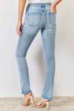 Kancan Full Size Mid Rise Y2K Slit Bootcut Jeans - Premium   - Just $105.95! Shop now at LACEDUPED