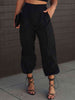 High Waist Drawstring Pants with Pockets - Premium   - Just $47.95! Shop now at LACEDUPED