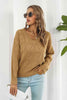 V-Neck Drop Shoulder Sweater - Premium   - Just $42.95! Shop now at LACEDUPED