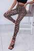 Leopard High Waist Leggings - Premium   - Just $30.95! Shop now at LACEDUPED