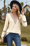 V-Neck Long Sleeve T-Shirt - Premium   - Just $34.95! Shop now at LACEDUPED