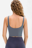 Cropped Scoop Neck Active Tank Top - Premium   - Just $36.95! Shop now at LACEDUPED