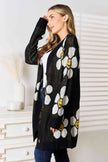 Double Take Floral Button Down Longline Cardigan - Premium   - Just $50.95! Shop now at LACEDUPED