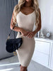 Ribbed Round Neck Top and Cami Dress Sweater Set - Premium   - Just $51.95! Shop now at LACEDUPED