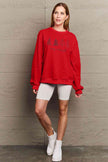 Simply Love Full Size MERRY AND BRIGHT Graphic Sweatshirt - Premium   - Just $48.95! Shop now at LACEDUPED