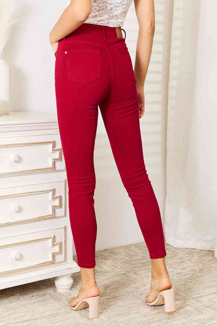 Judy Blue Full Size High Waist Tummy Control Skinny Jeans - Premium   - Just $85.95! Shop now at LACEDUPED