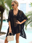 Side Slit Dolman Sleeve Cover-Up - Premium   - Just $46.95! Shop now at LACEDUPED