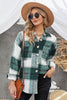 Plaid Button Up Dropped Shoulder Jacket - Premium   - Just $79.95! Shop now at LACEDUPED