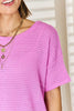 Zenana Full Size Round Neck Short Sleeve T-Shirt - Premium   - Just $32.95! Shop now at LACEDUPED