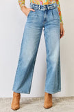 Kancan High Waist Wide Leg Jeans - Premium   - Just $108.95! Shop now at LACEDUPED